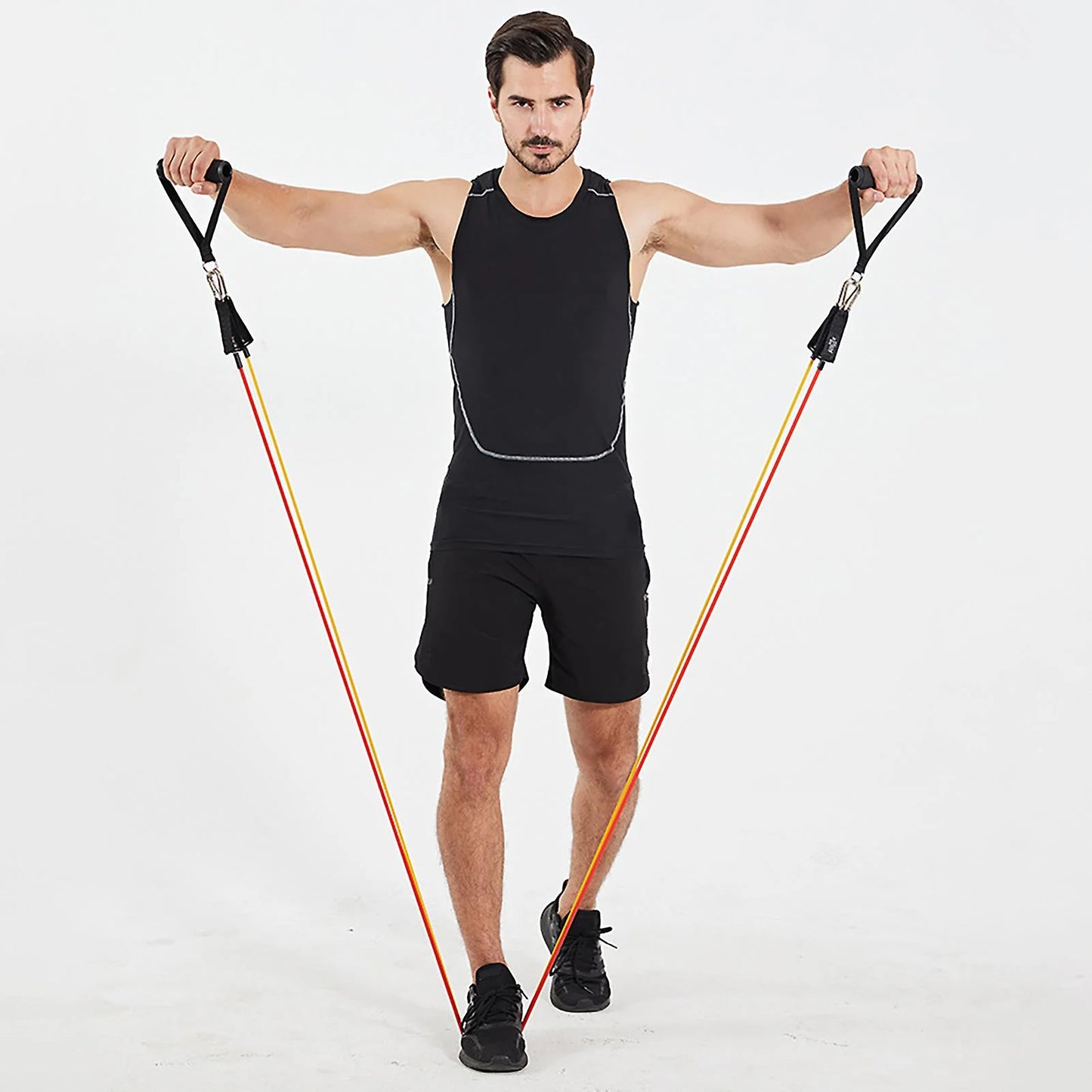 Resistance Bands 11Pcs/Set Multi Specifications Anti-Slip Resistance Bands Latex Elastic Band Pull Ropes Gym Kit Fitness Accessory