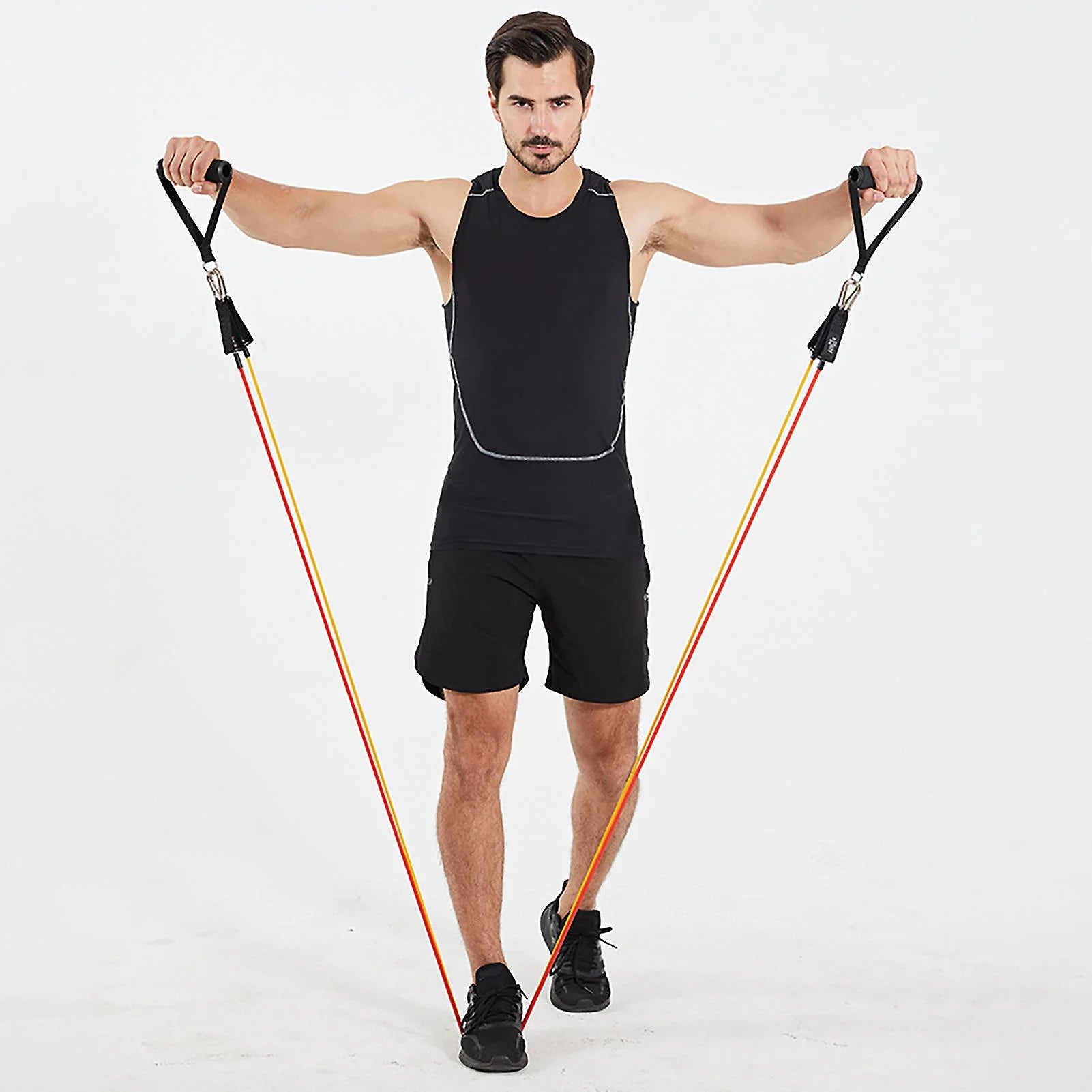 Resistance Bands 11Pcs/Set Multi Specifications Anti-Slip Resistance Bands Latex Elastic Band Pull Ropes Gym Kit Fitness Accessory